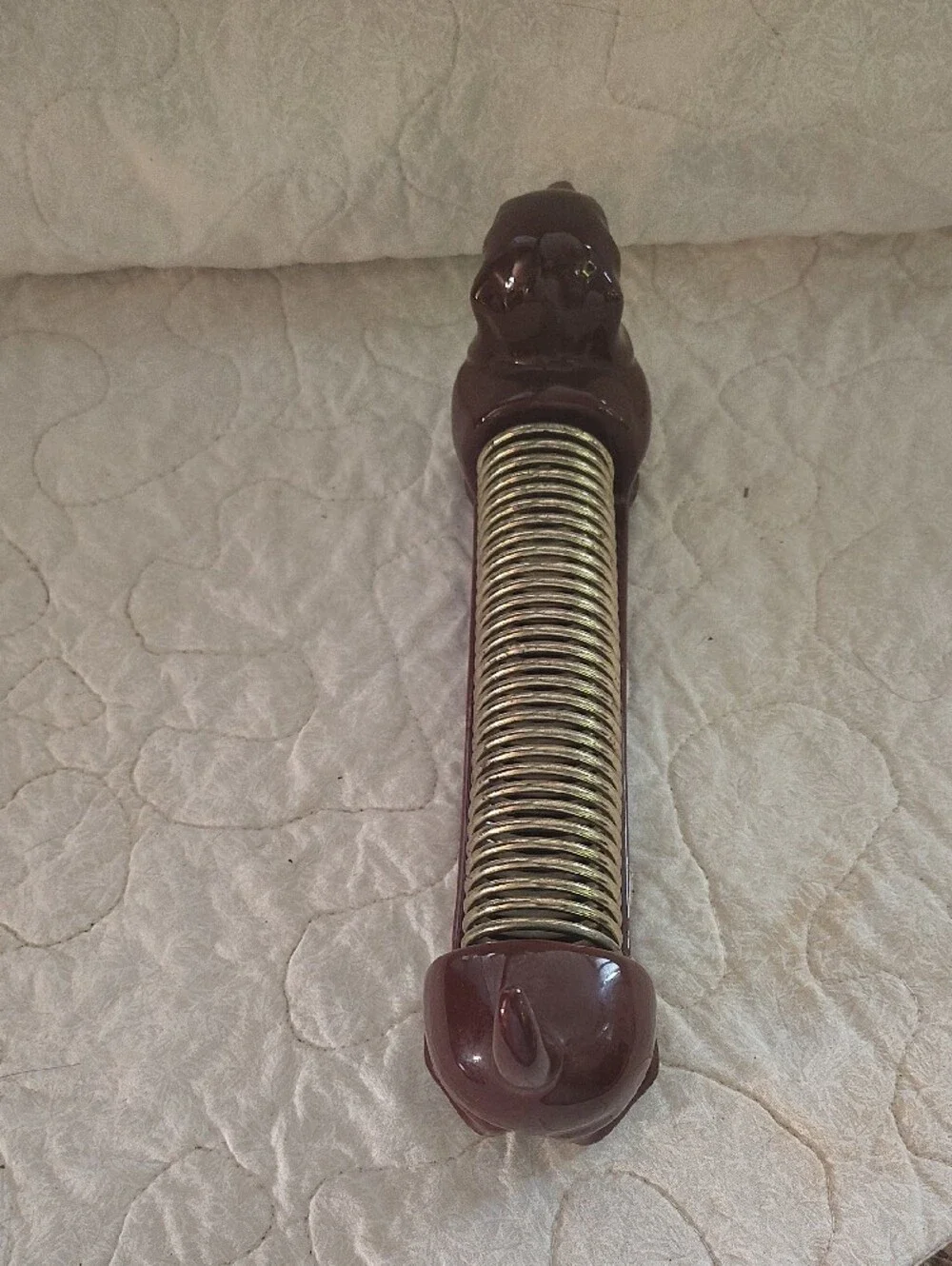 1950s Marston Ceramic Dachshund Dog Letter Holder